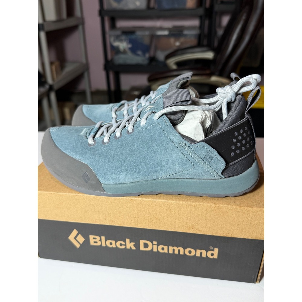 Black Diamond Session Suede Womens Storm Blue Climbing Approach Shoes 6.5 NEW